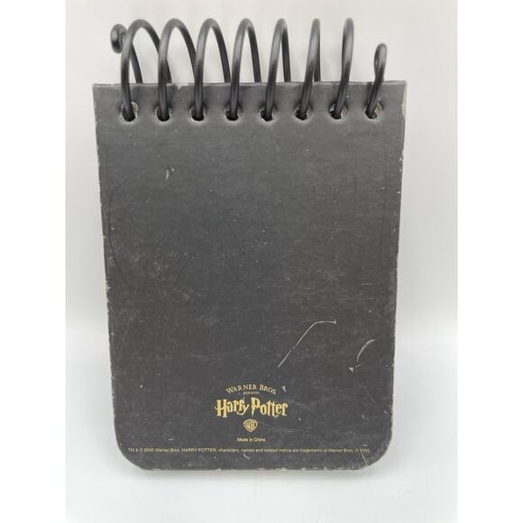 Vintage Hogwarts School Small Notepad 2000 Warner Bros. Harry Potter - Picture 6 of 9